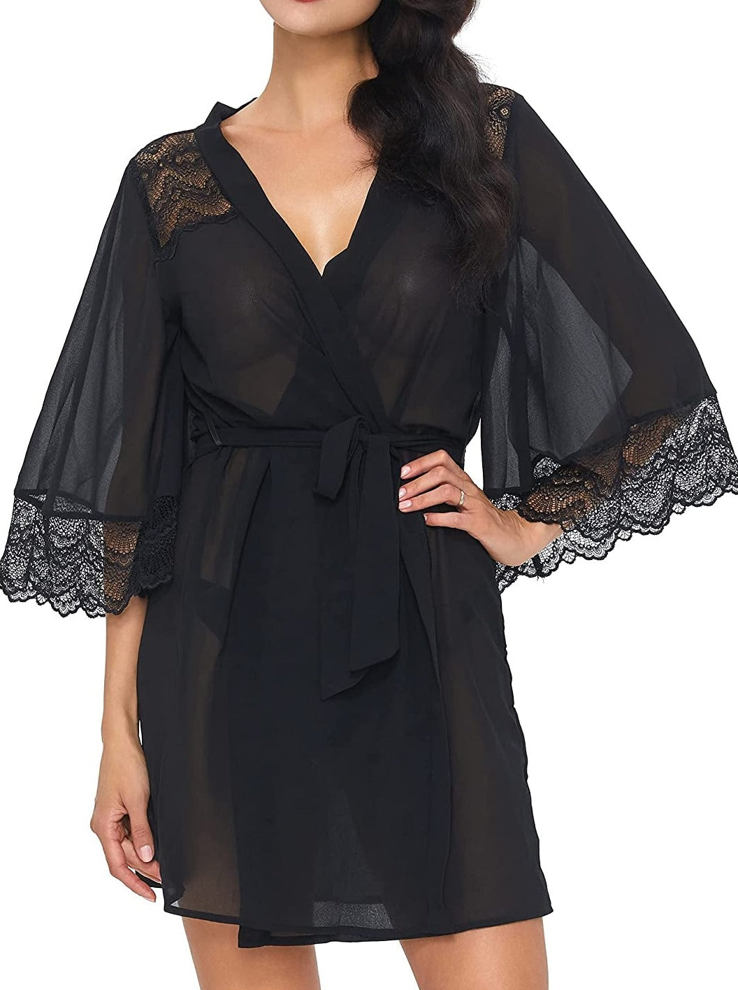 TOUSYEA Women'S Soft Nightgown Long Kimono Robes Swimsuit Cover Ups Maxi Beach Dress