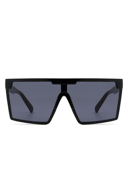 Oversize Square Flat Top Fashion Women Sunglasses Cramilo Eyewear