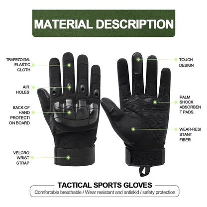 Airsoft Gloves w Touchscreen Fingertip Capability Jupiter Gear
