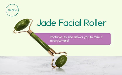 Jade Roller & Gua Sha Gift Box BeNat