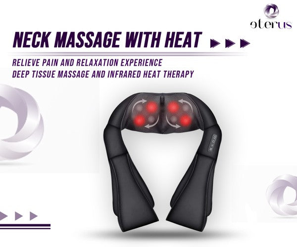 Neck and Shoulder Massager w/Heat BeNat