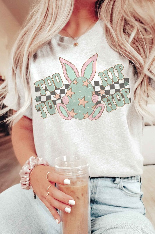 CHECKERED TOO HIP TO HOP Graphic T-Shirt A. BLUSH CO.