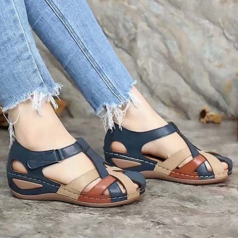 2022 Shoes Women Sandals Summer Open Toe Women&#39;s Shoes Flat Sandals For Women Non-Slip Comfortable Lightweight Walking Sandals Lomwn