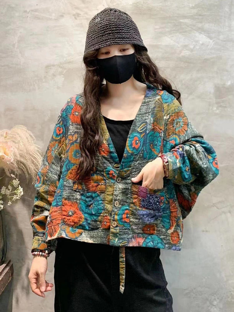 Max LuLu 2023 Summer Clothes  Womens Fashion Loose Printed Linen Jackets Ladies Luxury Casual Vintage Floral Cotton Coats Lomwn