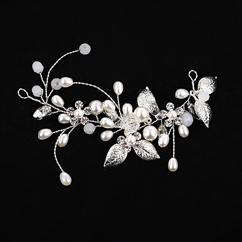 Crystal Wedding Hair Combs Miraculous Women Headbands Accessories Flower Bridal Headpiece Clip Bride Jewelry Gift Lomwn