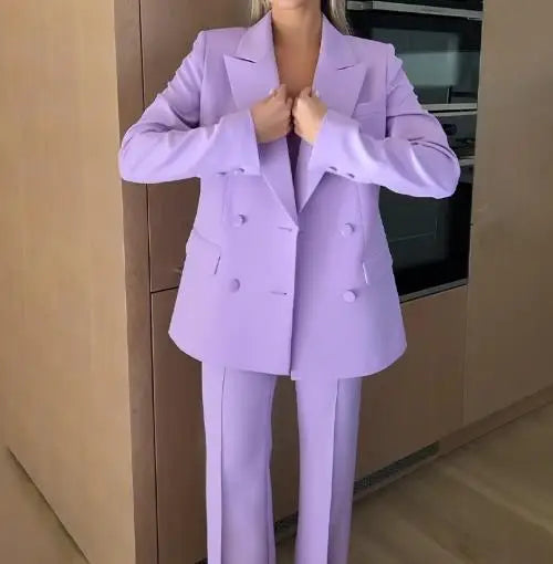 Women's Elegant Pants Sets Autumn Temperament Commuting Fashion Suit Jacket & Corset Pants with Camisole Top Three Piece Set Lomwn