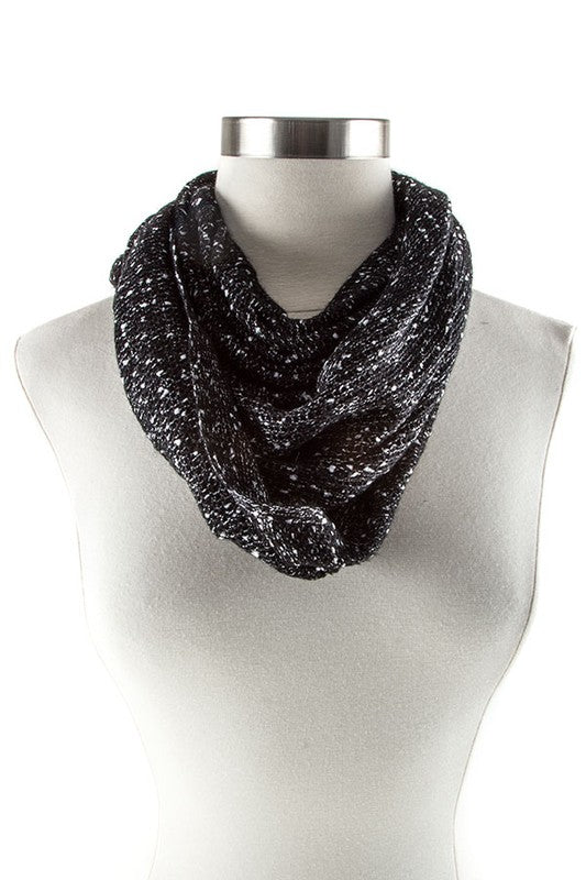 TWO TONED INFINITY SCARF Bella Chic