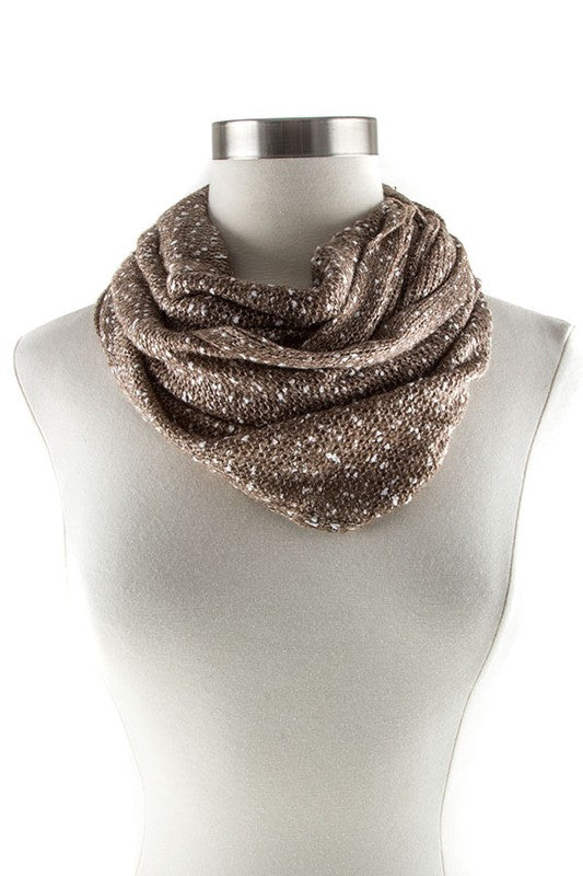 TWO TONED INFINITY SCARF Bella Chic