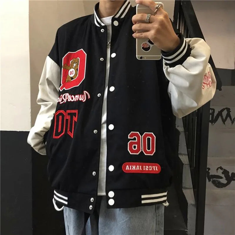 Women&#39;s jacket spring and autumn hip-hop street American zipper cardigan motorcycle clothing tide brand 2022 fashion ins trend Lomwn