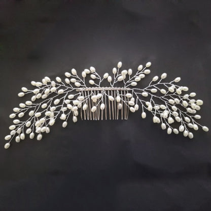 Crystal Wedding Hair Combs Miraculous Women Headbands Accessories Flower Bridal Headpiece Clip Bride Jewelry Gift Lomwn