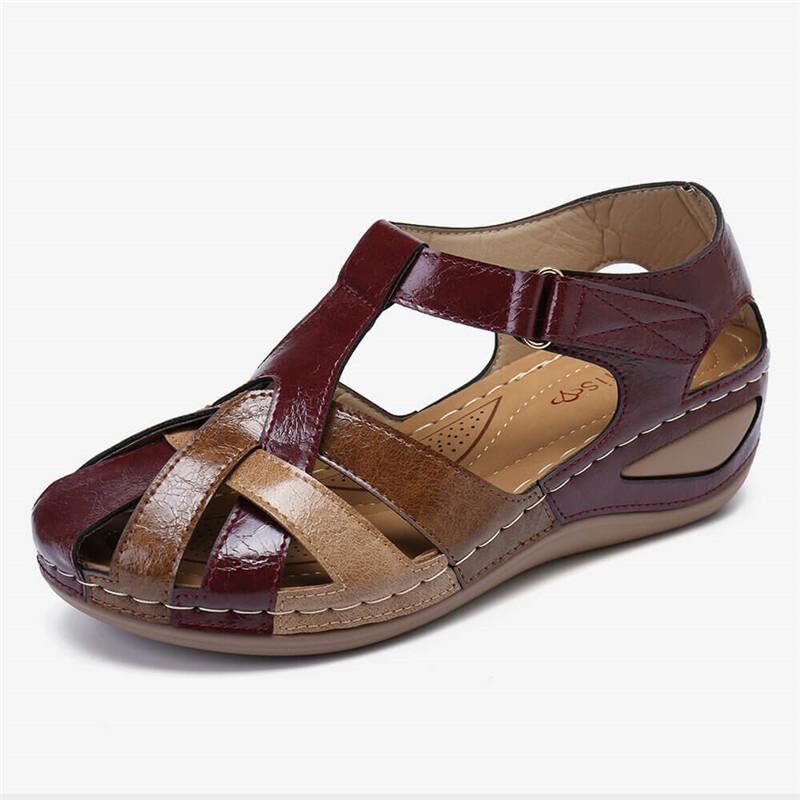 2022 Shoes Women Sandals Summer Open Toe Women&#39;s Shoes Flat Sandals For Women Non-Slip Comfortable Lightweight Walking Sandals Lomwn