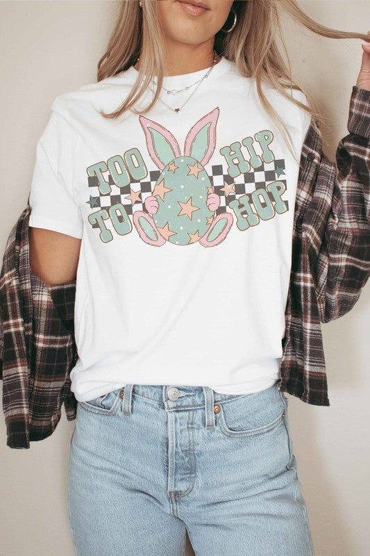 CHECKERED TOO HIP TO HOP Graphic T-Shirt A. BLUSH CO.