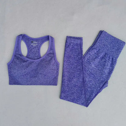 2/3/5PCS Energy Seamless Yoga Set Women Workout Set Sportswear Fitness Clothes lomwan