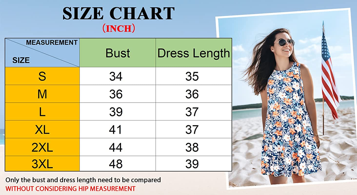 Summer Casual Tshirt Dresses for Women Swing Sun Dress Beach Swimsuit Cover Ups with Pockets