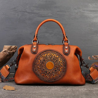 Motaora Retro Handmade Women Luxury Handbags - Timeless Elegance Lomwn