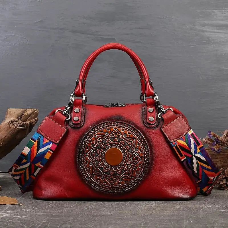 MOTAORA Retro Handmade Women  Luxury Handbags Lomwn