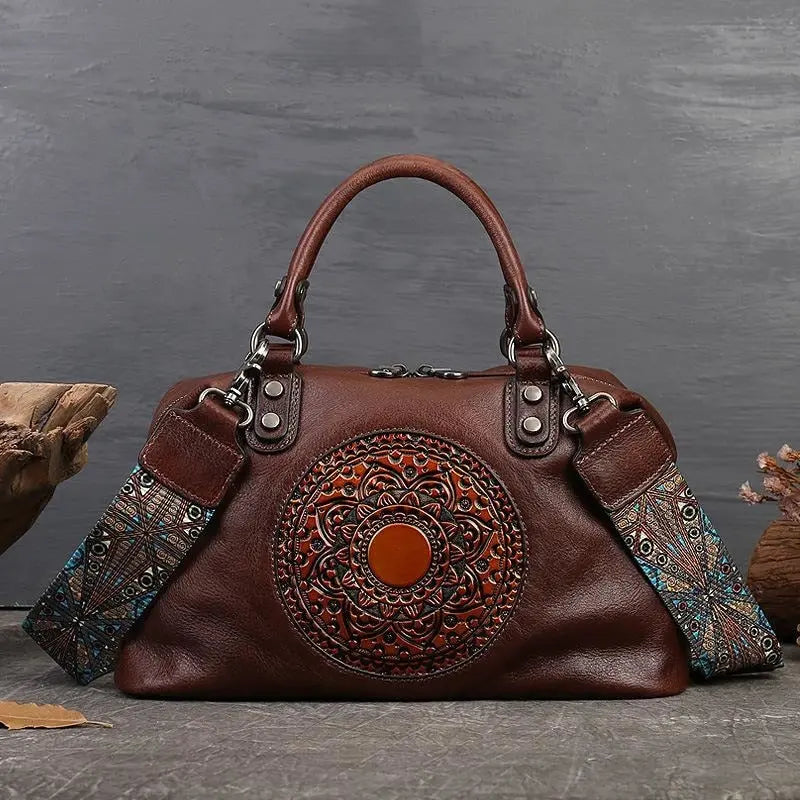 MOTAORA Retro Handmade Women  Luxury Handbags Lomwn