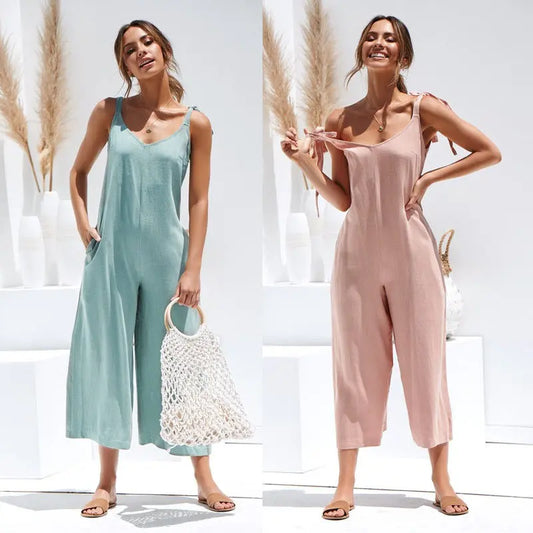 Sleeveless Rompers Lomwn