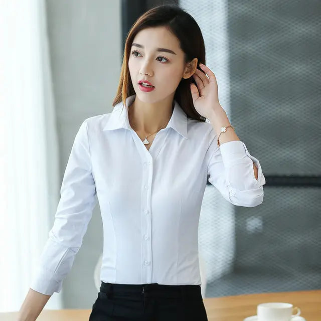 Women Tops And Blouses Office Lomwn