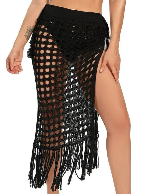 Womens Sexy Sheer Hollow Out Beach lomwan