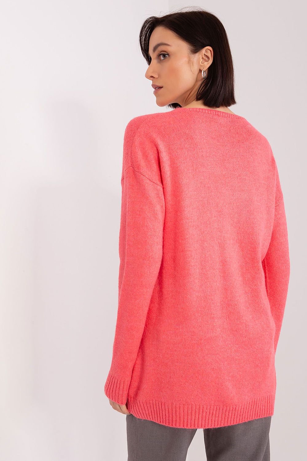 Sweter Damski Model TO-SW-1810.84P Coral - Rue Paris Rue Paris